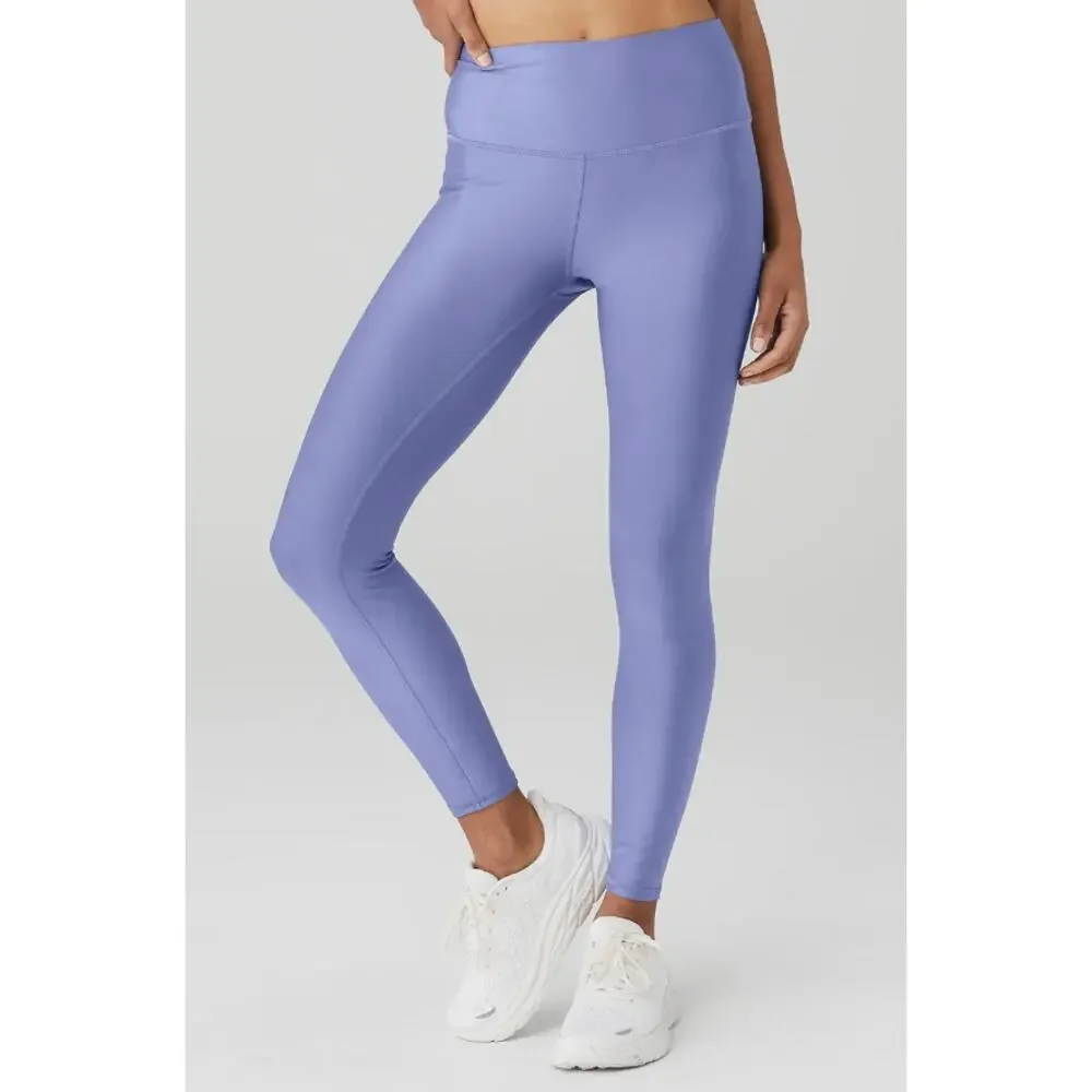 alo light purple high waisted leggings